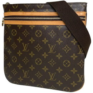 Louis Vuitton Bosphore Pochette Shoulder Bag Monogram Brown